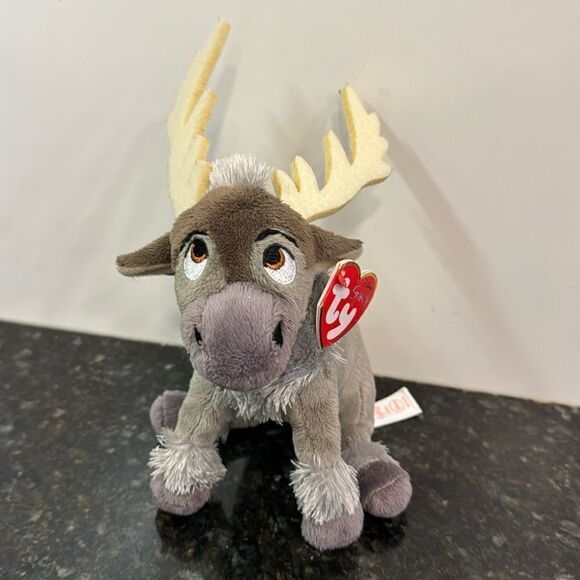 Ty Beanie Baby: Sven the Reindeer | MWMT! | Frozen | Disney Sparkle - Picture 1 of 10
